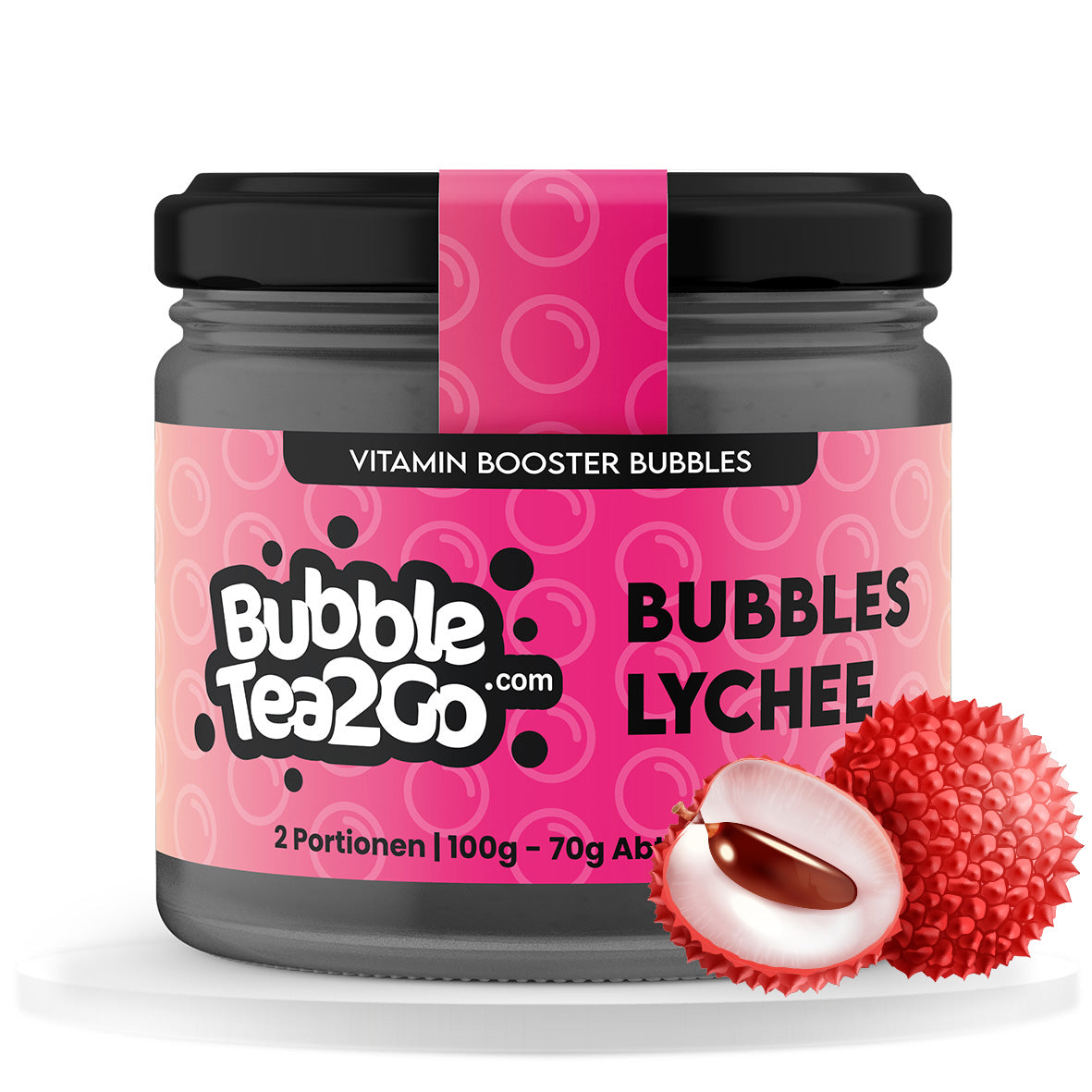 Bubbles - Lychee 2 Portionen