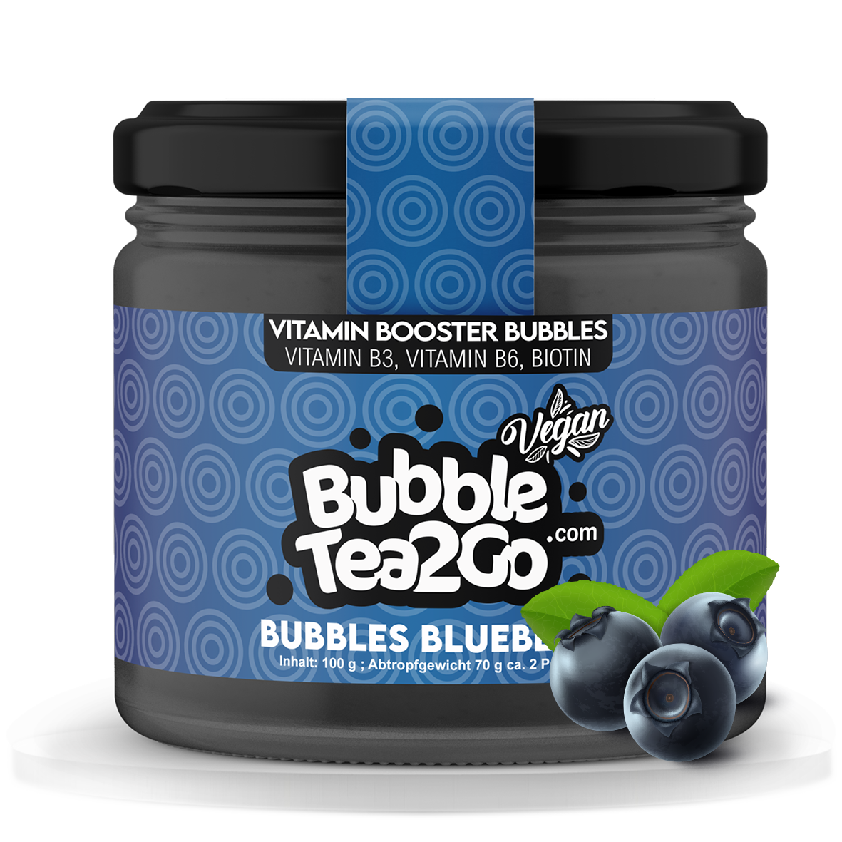 Bubbles - Blueberry 2 Portionen