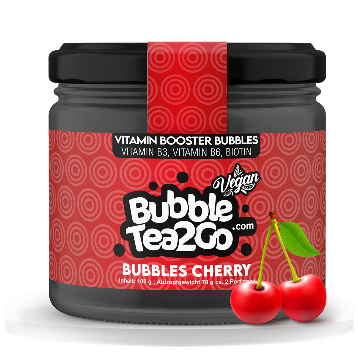 Bubbles - Cherry 2 Portionen