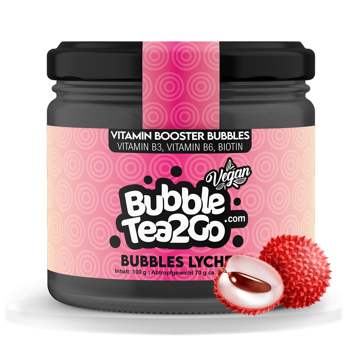 Bubbles - Lychee 2 Portionen