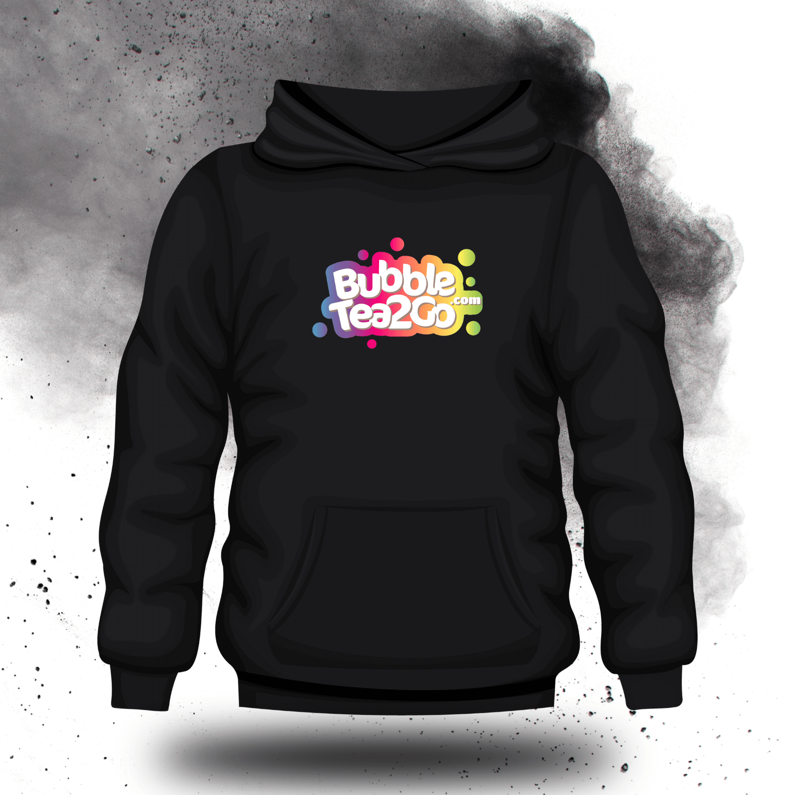 Pull noir - Avec logo